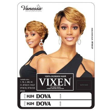 Vanessa 100% Human Hair Vixen Wig - Hjh Dova