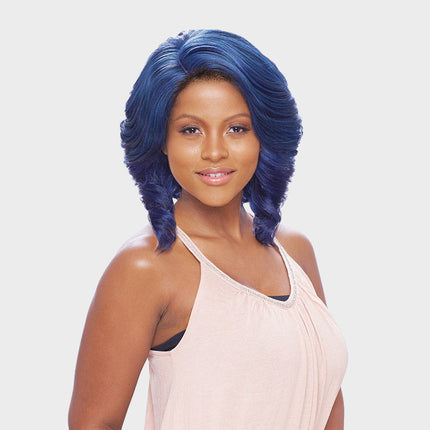 Super Vc Sevin - Vanessa Synthetic Super V-line C-side Part Wig Flip Curl