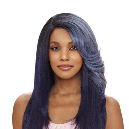 Tops C Janice - Vanessa Synthetic Swiss Silk Lace Front Wig Long Straight