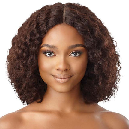 Outre The Daily 100% Unprocessed Human Hair Lace Part Wet & Wavy Wig - Natural Deep 12