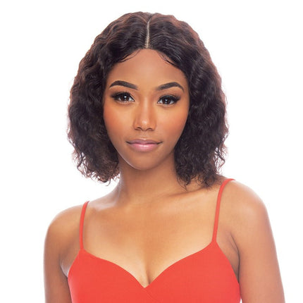 The Wig Pure Brazilian Virgin Remy Human Hair Hd 5" Lace Front Wig Black Pink Hhbl-water Fall