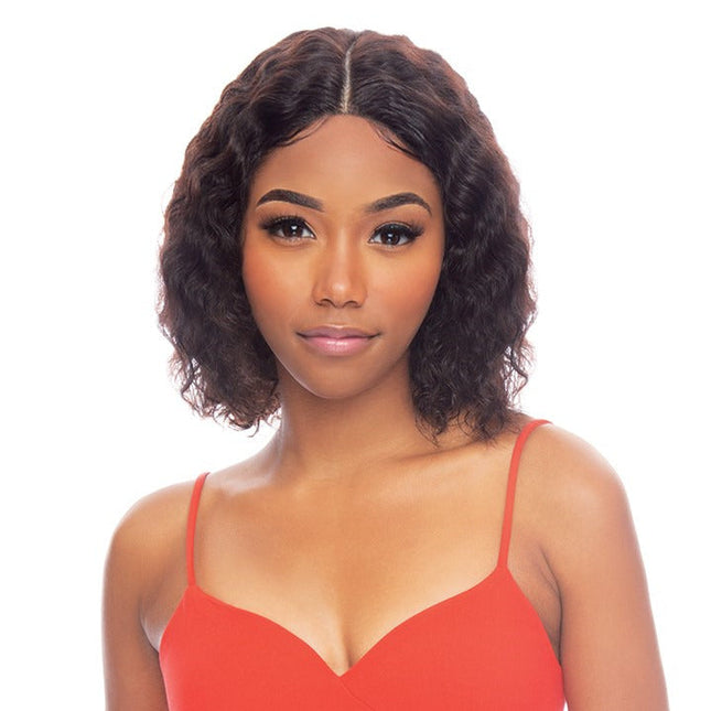 The Wig Pure Brazilian Virgin Remy Human Hair Hd 5" Lace Front Wig Black Pink Hhbl-water Fall