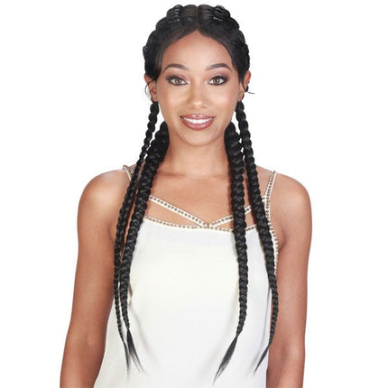 Zury Sis Synthetic 360 Lace Front Wig - Double Dutch Box Braid