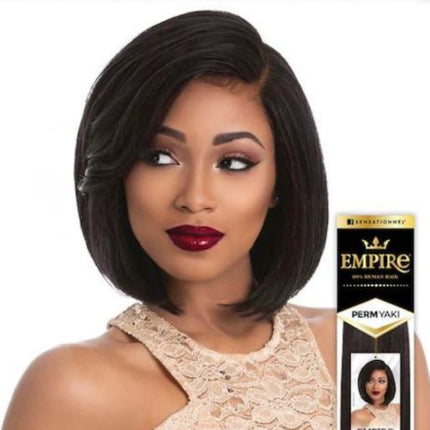 Sensationnel Empire 100% Human Hair Perm Yaki Weave 12"