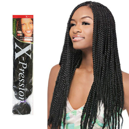 X-pression Premium 100% Kanekalon Ultra Braid 82"/165g