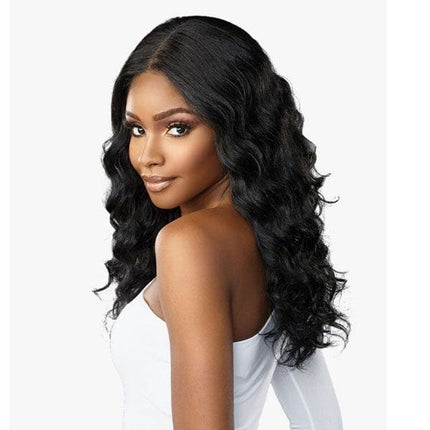 Sensationnel Human Hair Blend Butta Hd Lace Front Wig - Deep Wave 20
