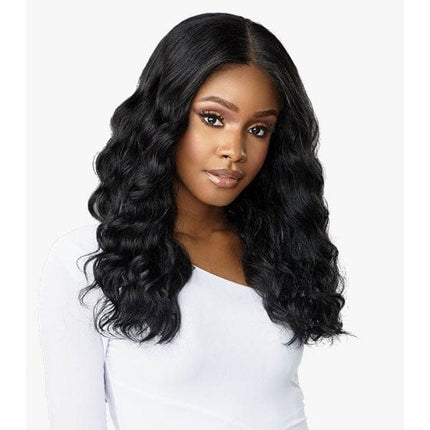 Sensationnel Human Hair Blend Butta Hd Lace Front Wig - Deep Wave 20
