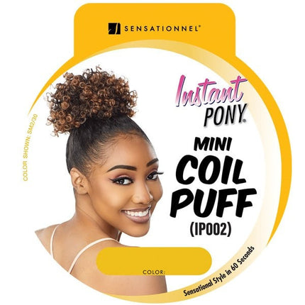 Sensationnel Synthetic Instant Pony Ponytail - Mini Coil Puff