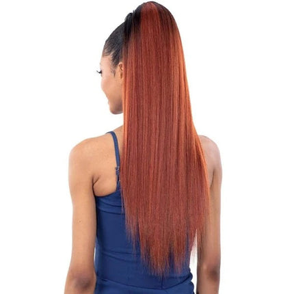 Shake N Go Organique Pony Pro Mastermix Ponytail - Yaky Straight 28