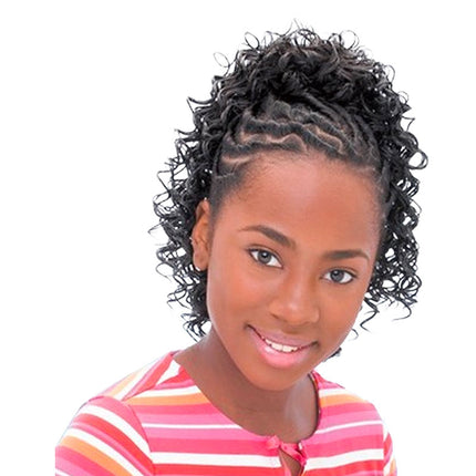 New Deep Freetress Draw String Ponytail For Kids New Deep Curl Pattern