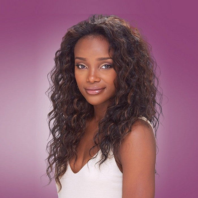 Hz 7047 - Sensationnel Instant Weave Synthetic Half Wig Long Wavy Style