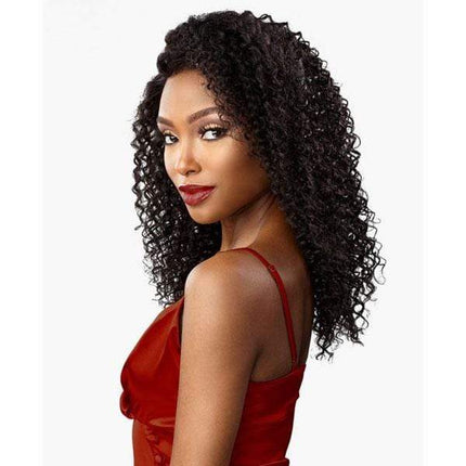 Sensationnel 100% Virgin Human Hair 15a 13x4 Frontal Hd Lace Wig - Kinky Curly 16