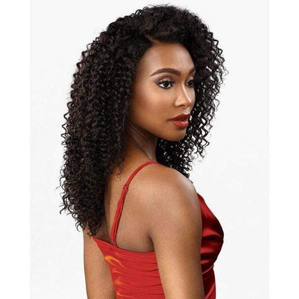Sensationnel 100% Virgin Human Hair 15a 13x4 Frontal Hd Lace Wig - Kinky Curly 16