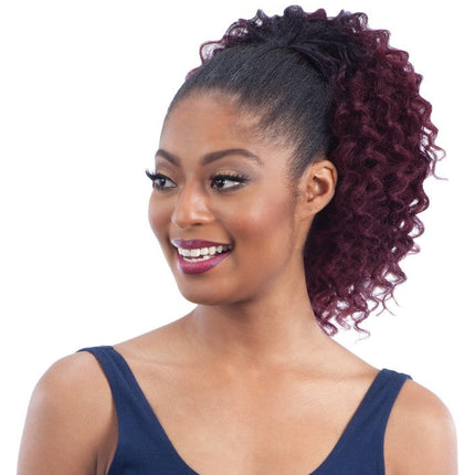 Q-beach Girl - Que Human Hair Mastermix Drawstring Ponytail