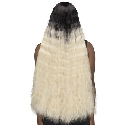 Vivica Fox Synthetic Hd Crimp Curl Natural Baby Lace Front Wig - Tasia