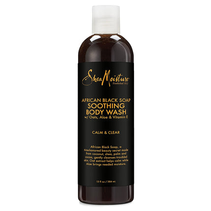 [Shea Moisture] African Black Soap Body Wash 13Oz