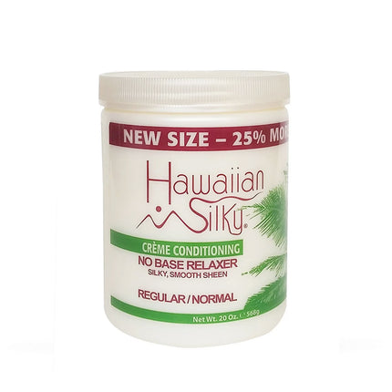 [Hawaiian Silky] No Base Relaxer Silky, Smooth Sheen "Regular" Strength 20Oz
