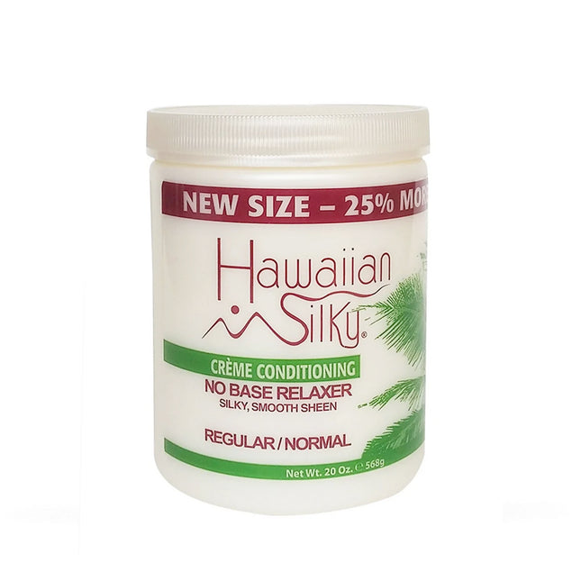 [Hawaiian Silky] No Base Relaxer Silky, Smooth Sheen "Regular" Strength 20Oz