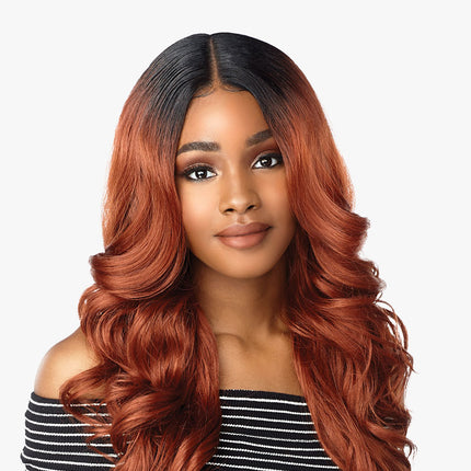 Sensationnel Synthetic Empress Edge Deep Part Lace Front Wig - Zaniya