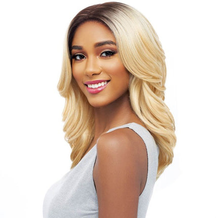 Vanessa Synthetic Deep Middle Part Swissilk Lace Front Wig - Tops Dm Jaya