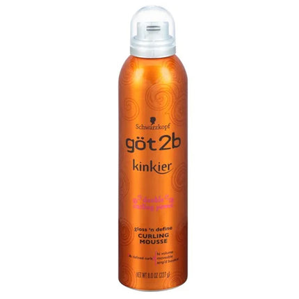 [Got 2B] Kinkier Double Curling Power Gloss N Define Mousse 8Oz
