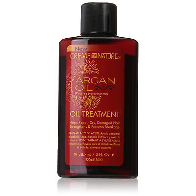 [Creme Of Nature] Argan Oil Treatment Repair Dry, Damaged Hair 3Oz