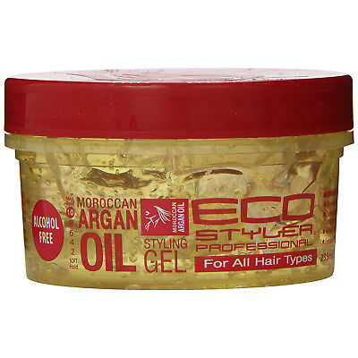 [Eco Styler] Styling Gel Moroccan Argan Oil Alcohol Free Maximum Hold 8Oz