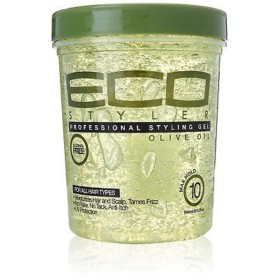 [Eco Styler] Styling Gel Olive Oil Alcohol Free Maximum Hold 32Oz