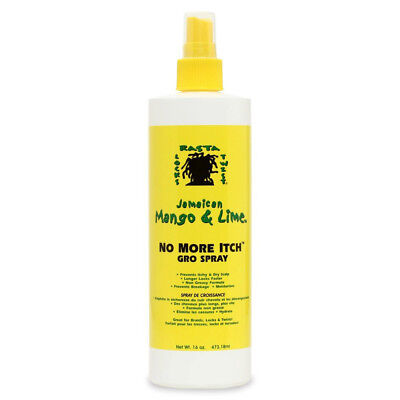 [Jamaican Mango & Lime] Rasta No More Itch Gro Spray 16Oz