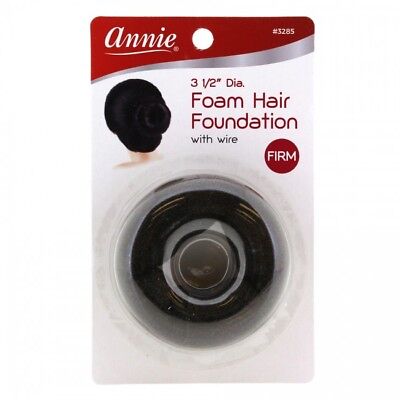 [Annie] Foam Hair Foundation 3 1/2" Black