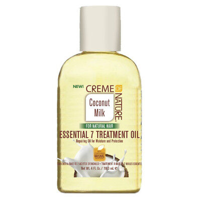 [Creme Of Nature] Coconut Milk Essential 7 Treatment Oil 4Oz For Natural Hair