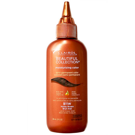 [Clairol] Beautiful Collection Semi-Permanent Moisturizing Hair Color Rinse 3Oz [B11W Honey Brown]
