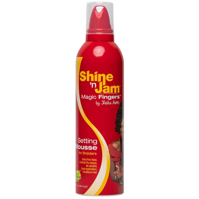 Shine N' Jam Magic Fingers Setting Mousse 11.9 Fl Oz