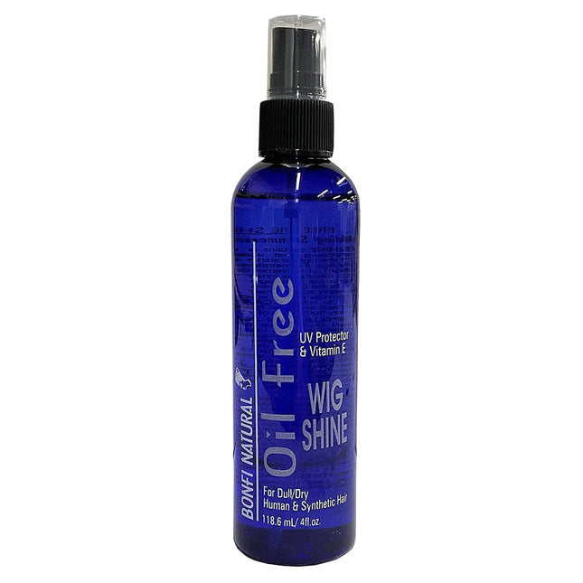 [Bonfi Natural] Oil Free Wig Shine Spray For Dull/Dry Human & Synthetic Hair [4 Oz]