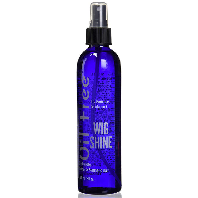 [Bonfi Natural] Oil Free Wig Shine Spray For Dull/Dry Human & Synthetic Hair [8 Oz]