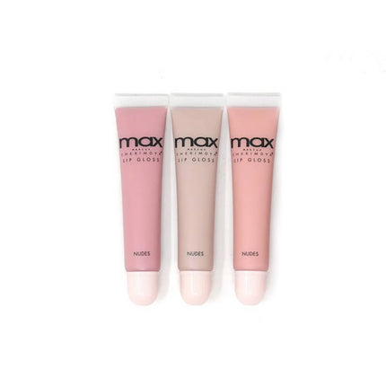 Max Makeup Cherimoya Nudes Lip Gloss