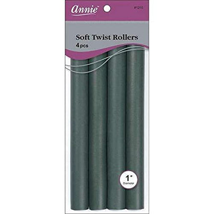[Annie] Soft Twist Rollers 1???? X 10"4Pcs - #12155