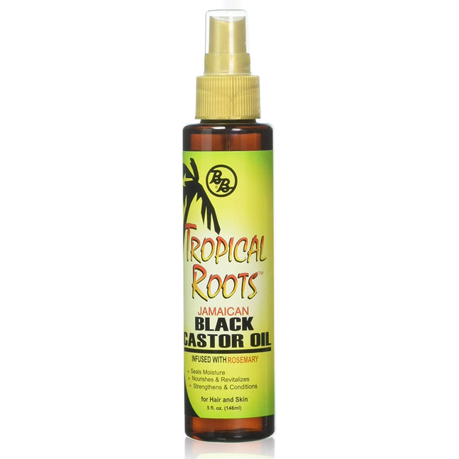 [Bb] Tropical Roots Jamaican Black Castor Oil 5Oz Infused With Rosemary
