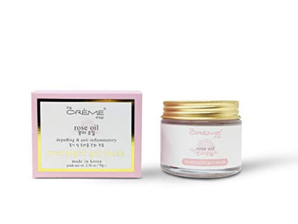 The Creme Shop Korean Beauty Skincare Advanced Moisturizing And Cool Hydrating Anti-Acne, Anti-Inflammatory, Brightening And Relief Face Lift, Anti-Aging Overnight Gel Face Mask(Rose Oil)