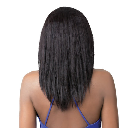 It's A Wig! 100% Human Hair Salon Remi Swiss Lace Front Wig - Wet N Wavy Deep