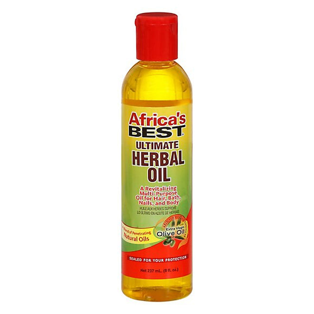 [Africa'S Best] Ultimate Herbal Oil For Hair, Bath And Body 8Oz
