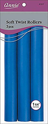 [Annie] Soft Twist Rollers 1-1/4???? X 10"3Pcs - #12177