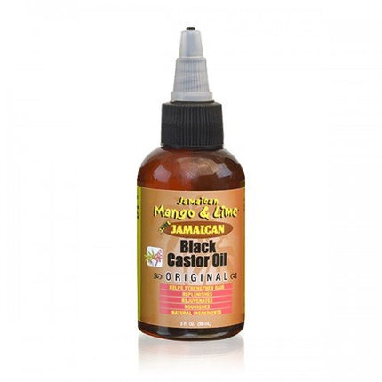 [Jamaican Mango & Lime] Pure Organic Black Castor Oil Treatment Original 2oz