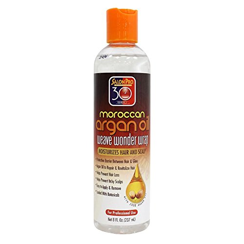 Salon Pro 30 Sec Moroccan Argan Oil Weave Wonder Wrap Clear [8 Oz]
