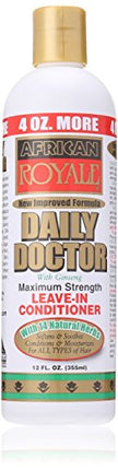 [African Royale] Daily Doctor Maximum Strength Leave-In Conditoner 12Oz