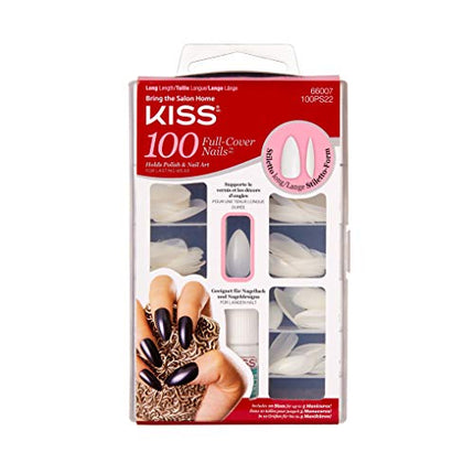 [Kiss] Stiletto Tips Long Length 100 Nails