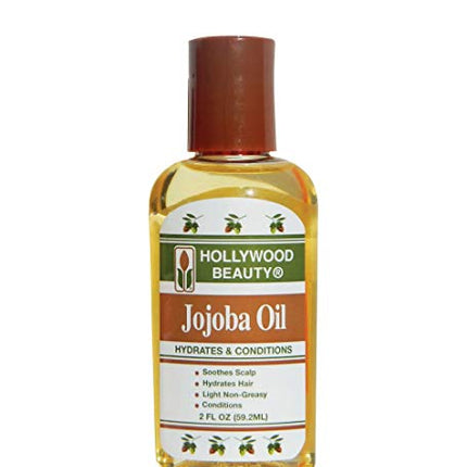 [Hollywood Beauty] Jojoba Oil Hydrates & Conditions 2oz