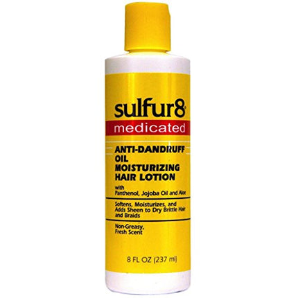 [Sulfur8] Medicated Anti-Dandruff Oil Moisturizing Hair Lotion 8oz