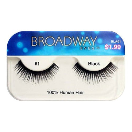 [Broadway Eyes] 100% Human Hair Lashes, BLA01-09