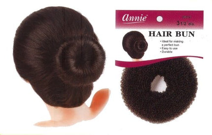 [Annie] Hair Bun Donut 3.5" Nylon Mesh - #3274